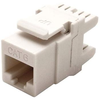 OEM Keystone konektor RJ45 kat. 6, nestíněný, 180°, LSA (95740)