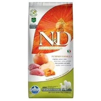 N&D PUMPKIN grain free dog adult M/L boar & apple 12 kg (8010276033376)