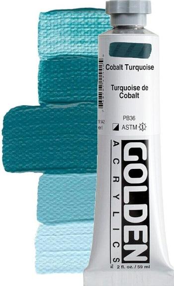 Golden Artist Colors Heavy Body Akrylová barva Cobalt Turquoise 59 ml 1 ks