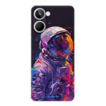 Odolné silikonové pouzdro iSaprio - Neon Astronaut - Realme 10