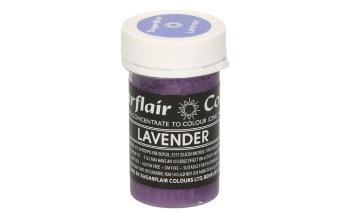 Fialová gelová barva pastelová Lavender 25 g (levandulová) - Sugarflair Colours