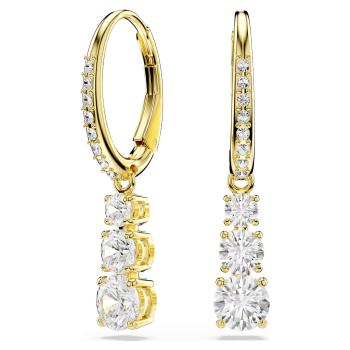 Swarovski Třpytivé pozlacené náušnice Stilla Attract 5723300