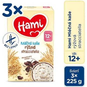 Hami Mléčná kaše rýžová straciatella 3× 225 g (8590340172533)