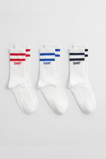 PONOŽKY GANT STARS & STRIPES SOCK BOX WHITE
