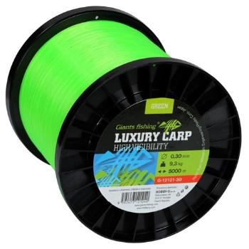 Giants fishing vlasec luxury carp high visibility green - průměr 0,30 mm / nosnost 9,3 kg / návin 5000 m