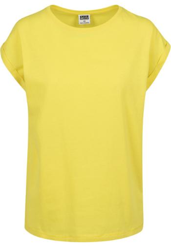 Urban Classics Ladies Extended Shoulder Tee brightyellow - 5XL