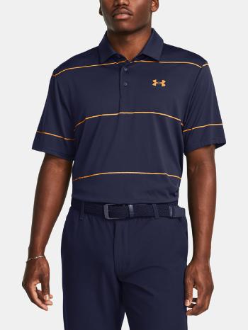 Under Armour UA Playoff 3.0 Stripe Polo triko Modrá