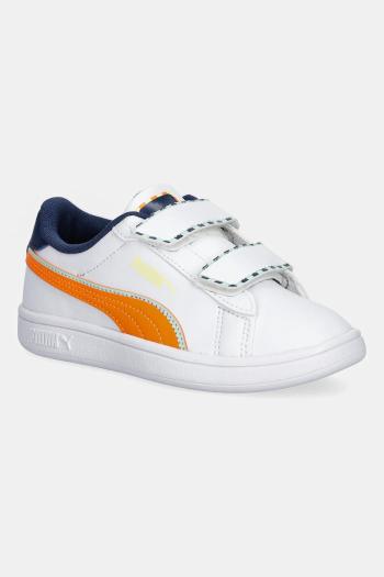 Detské tenisky Puma Puma Smash 3.0 Playdate V PS biela farba, 402830