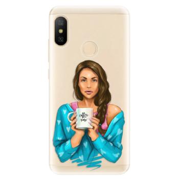 Odolné silikonové pouzdro iSaprio - Coffe Now - Brunette - Xiaomi Mi A2 Lite