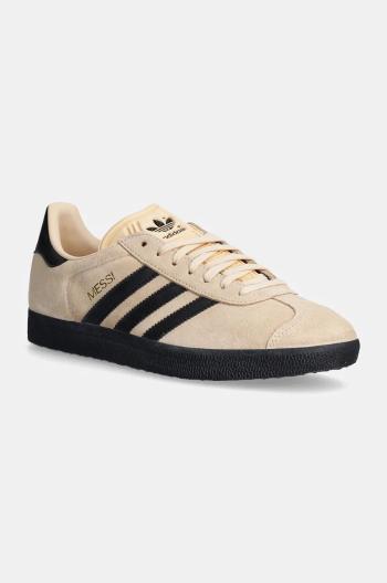 Sneakers boty adidas Originals GAZELLE MESSI béžová barva, IH8156