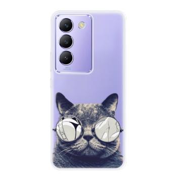 Odolné silikonové pouzdro iSaprio - Crazy Cat 01 - Vivo V40 SE 4G/5G