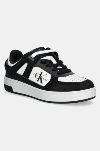 Sneakers boty Calvin Klein Jeans BASKET CUPSOLE LOW ML MIX černá barva, YW0YW01579