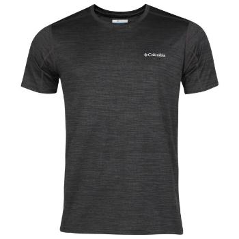 Columbia ALPINE CHIL ZERO SHORT SLEEVE CREW Pánské funkční tričko, černá, velikost