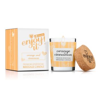 Magnetifico Power Of Pheromones Lumânare de masaj Enjoy it! Orange Cinamon (Massage Candle) 70 ml