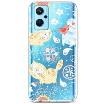 TopQ Kryt Realme 9i silikon Happy Cats 73004 (Sun-73004)