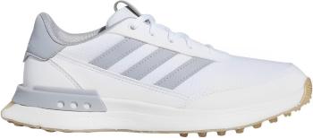 Adidas S2G Spikeless 24 White/Halo Silver/Gum 38 2/3 Juniorské golfové boty