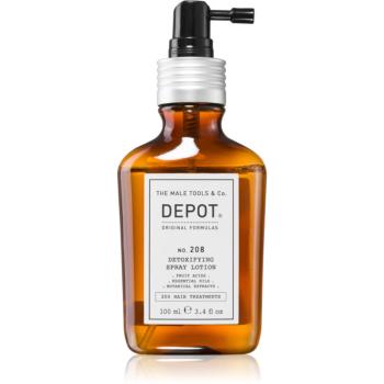 Depot No. 208 Detoxifying Spray Lotion detoxikační kúra pro pokožku hlavy 100 ml