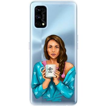 iSaprio Coffe Now - Brunette pro Realme 7 Pro (cofnobru-TPU3-RLM7pD)