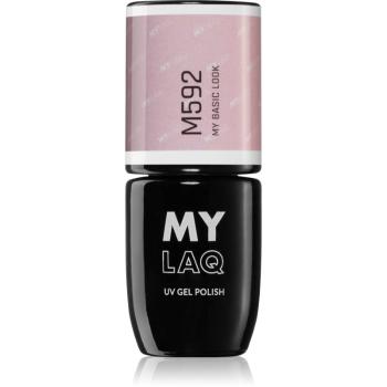 MYLAQ UV Gel Polish gelový lak na nehty odstín My Basic Look 5 ml