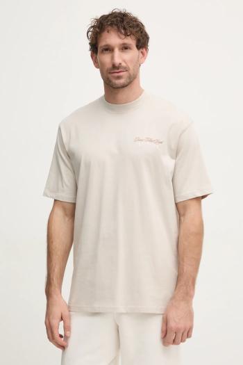 Bavlnené tričko Guess MOJO pánske, béžová farba, s potlačou, Z5RI02 I3Z14