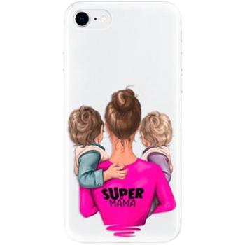 iSaprio Super Mama - Two Boys pro iPhone SE 2020 (smtwboy-TPU2_iSE2020)