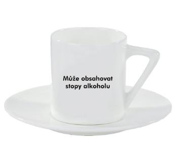 Espresso hrnek s podšálkem 100ml Stopy alkoholu