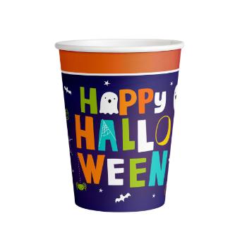 Amscan Papírové kelímky - Halloween Friends 250 ml 8 ks