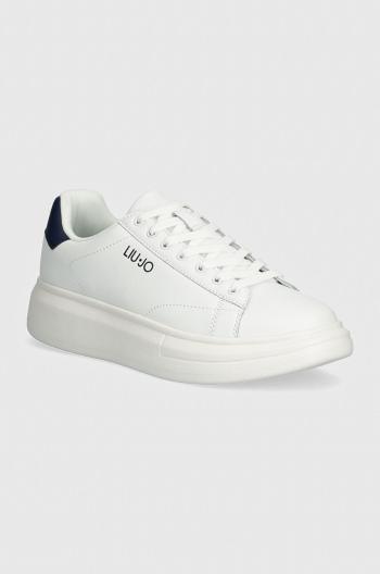 Kožené sneakers boty Liu Jo BIG 01 bílá barva, 7B4027PX474S1018