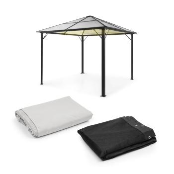 Blumfeldt Pantheon Solid Sky Ambient Solar, pavilion, 3 × 3 m, iluminat solar