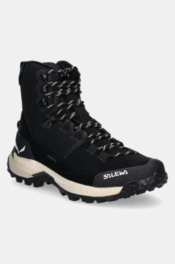 Boty Salewa Puez Winter Mid PTX dámské, černá barva, zateplené, 00.0000061448