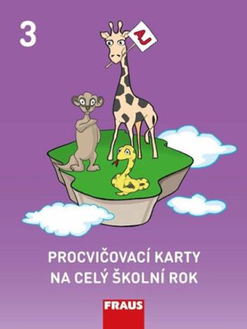 Procvičovací karty na celý školní rok 3 - Angličtina