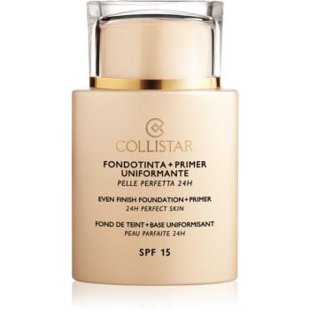 Collistar Even Finish Foundation+Primer 24h Perfect Skin make-up a podkladová báze SPF 15 odstín 3 Sand 35 ml