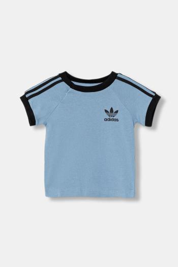 Detské bavlnené tričko adidas Originals s nášivkou, JY0147