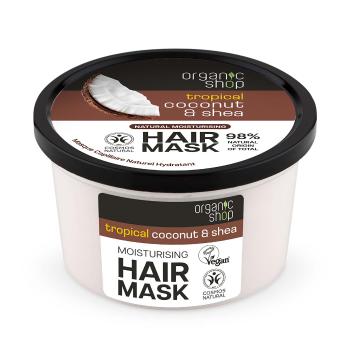 Organic Shop Hydratační vlasová maska Tropical Coconut & Shea (Hair Mask Moisturising) 250 ml