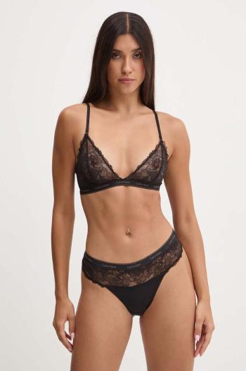 Podprsenka a tanga Calvin Klein Underwear černá barva, 000QF7989E