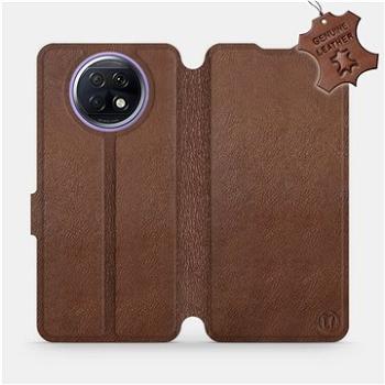 Flip pouzdro na mobil Xiaomi Redmi Note 9T 5G - Hnědé - kožené -  Brown Leather (5903516625703)