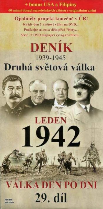 Deník 2. světové války (29. díl) - leden 1942 (DVD) (papírový obal)