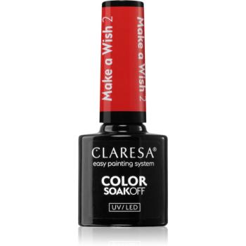 Claresa SoakOff UV/LED Color Make a Wish gelový lak na nehty odstín 2 5 g