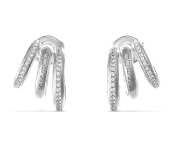 Guess Originální třpytivé náušnice Crazy Earrings JUBE03302JWRHT/U