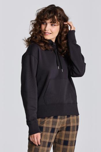 MIKINA GANT ICON G ESSENTIAL HOODIE EBONY BLACK