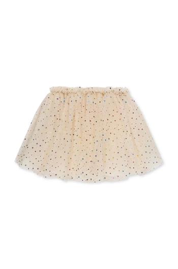 Dětská sukně Konges Sløjd FAIRY BALLERINA SKIRT GRS béžová barva, mini, áčková, KS101968