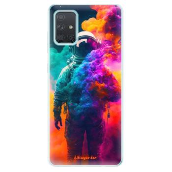 Odolné silikonové pouzdro iSaprio - Astronaut in Colors - Samsung Galaxy A71