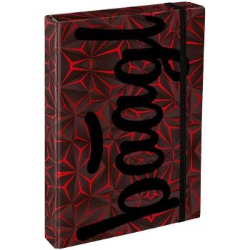 BAAGL JUMBO POLYGON Füzettartó box  A4, piros, méret