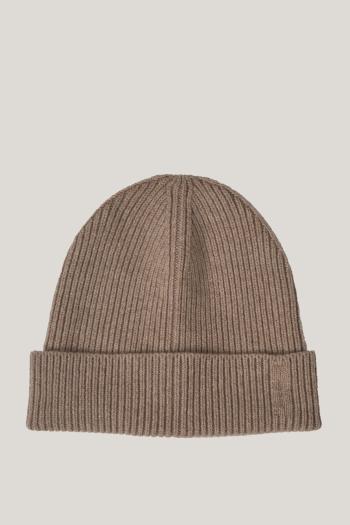 ČEPICE GANT FINE KNITTED WOOL BEANIE DRY SAND