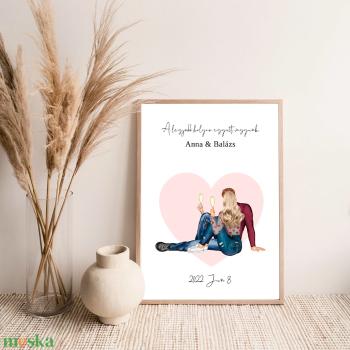 COUPLE Poszter, Páros poszter, Esküvői poszter