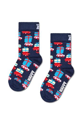 Dětské ponožky Happy Socks Kids Holiday Shopping Sock tmavomodrá barva, P001693