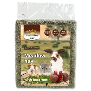 Seno Nature Land Hay s červenou řepou 650g​