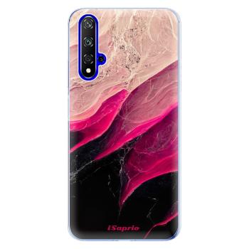 Odolné silikonové pouzdro iSaprio - Black and Pink - Huawei Honor 20