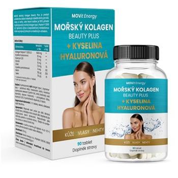 MOVit Mořský Kolagen Beauty Plus + Kyselina hyaluronová 90 tbl.
 (4670379)