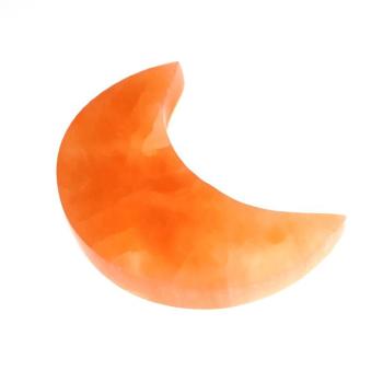 Szelenit hold lapos narancs 13cm